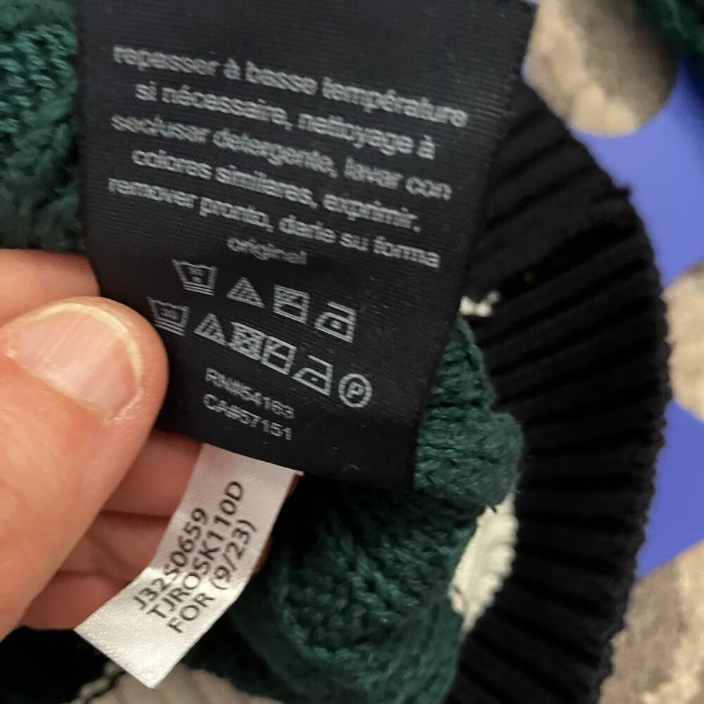 Tommy Hilfiger Medium Green Cable Knit Crewneck Sweater NWT 100% Cotton Preppy - Picture 13 of 13